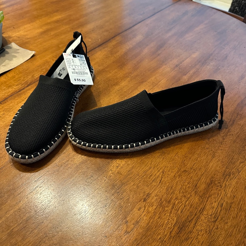Men’s Zara Knit Espadrille Size 40